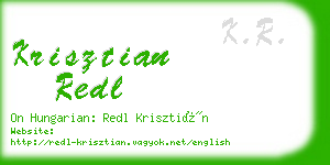 krisztian redl business card